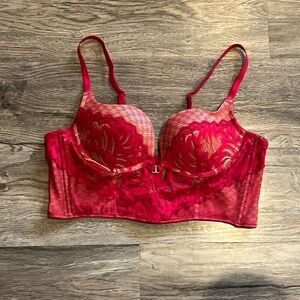 Adore Me Red Camilla Push Up 34B